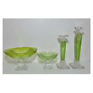 独特的水晶现代花瓶和烛台高品质花瓶和烛台独特的复古水晶玻璃产品