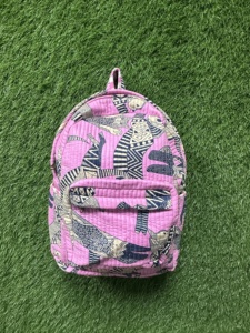 Unique Egypt <b>Cat</b> Printed <b>Backpack</b> | Unisex Cotton Quilted School Bag | <b>Backpack</b> for School, College, Travel & In Daily Use - Product Image 4