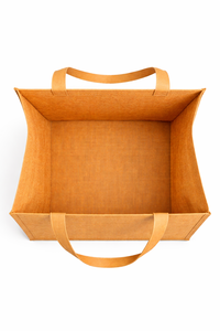 Bolsa de Yute Ecológica AMANI con Estampado, Bolsa de Compras Reutilizable con Asa Larga, Logotipo Personalizado, Origen: Bengala Occidental - Product Image 4