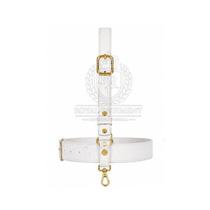 Ceinture Sam Browne personnalisée en cuir durable avec sangle réglable pour vêtements formels et événements spéciaux - Product Image 3