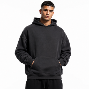 Nouveau Hoodie Streetwear Personnalisé avec Étiquette Tissée, en Molleton de Coton Biologique, avec Poche Kangourou et Capuche à Cordon, Vente en Gros pour Hommes - Product Image 1