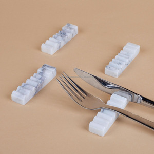 Reposapiés de mármol de primera calidad para Decoración de mesa de boda, configuración de comedor e ideas de decoración Interior de lujo para el hogar - Product Image 4