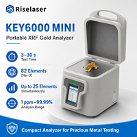 Analyseur d'or portable Riselaser XRF pour l'analyse des métaux précieux, l'analyse de la pureté de l'or, l'équipement d'inspection des bijoux