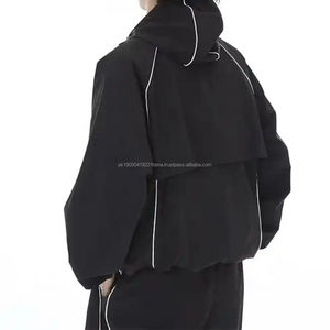 2025 vente en gros coupe-vent survêtement conception personnalisée tissu doux Jogging combinaison de sport veste à glissière complète ensemble de pantalons - Product Image 6
