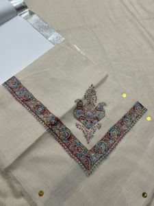 Chal Masar Cachemirí de Invierno Personalizado, Bordado con Lana Turma Sozni de Omani Premium - Product Image 2