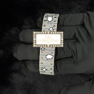 Iced Moissanite Watch | Luxury VVS Chronograph | Antique Business Sapphire Crystal | Pass Diamond <b>Tester</b> | Wholesale Approved - Product Image 3
