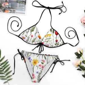 Good Quality Unique Style Women's Sexy Two Piece Beach Swimsuit <b>Set</b> With Adjustable Straps Ladies <b>Bikini</b> <b>Set</b> - Product Image 4