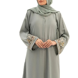 Modest Abaya Apparel Full Length Long <b>Dress</b> Clothing Manufacturer Wholesale Supplier Custom Garment Production - Product Image 4