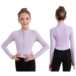 Tops Casuales para Niñas de 3 a 14 Años, Ropa de Baile para Ballet, Gimnasia, Clases de Danza, Calentamiento, Entrenamiento y Actuaciones - Product Image 2