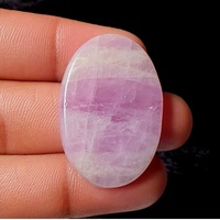 Chakralume Kunzite rose naturelle brésilienne, cabochon poli, pierre précieuse certifiée GTC, pour la fabrication de bijoux, bague, pendentif, vente en gros