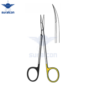 Tijeras Quirúrgicas Knapp de 12 cm / 4-3/4 Pulgadas, Curvas, Afiladas, con Una Hoja Dentada, Super Cut TC, de Acero Inoxidable Premium - Product Image 4