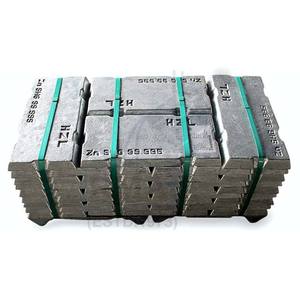 BOLL High Grade 99.999% Pure Zinc Square <b>Ingots</b> for Casting Alloy Applications with Netherlands Origin Export Standard Packaging - Product Image 1
