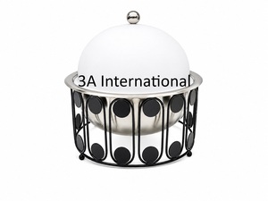 Olla para Servir Comida con Diseño Árabe, Olla Térmica Aislada, Equipo para Servir Comida Caliente, Acabado Chapado en Oro, Juego de Ollas para Servir - Product Image 4