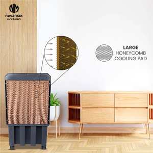 El mejor enfriador de aire para oficina, BLAZE, enfriador de aire de 40 litros con cuerpo de plástico resistente y motor potente para uso diurno y nocturno en habitaciones. - Product Image 4