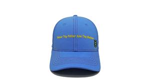 หมวกเบสบอลสีน้ำเงินปักลายคำคมทางศาสนา หมวกผ้าฝ้ายทวิลพรีเมียม ของขวัญสร้างแรงบันดาลใจ หมวกแก๊ปสำหรับคุณพ่อ - Product Image 2