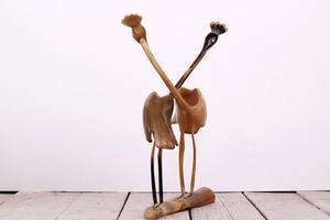 Handmade Buffalo Horn Art Show Piece Affordable Stylish Decorative Sculpture for <b>Coffee</b> <b>Table</b> Shelf Display - Product Image 3