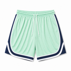 Shorts de basketball en polyester mesh de haute qualité, personnalisés avec logo imprimé, vente en gros, grandes tailles, sublimation, unisexe, été - Product Image 6