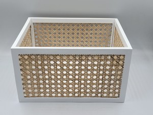 Rustic Wood <b>Crate</b> Boxes with Handles Organizer <b>Storage</b> use for Closet & Cabinets Home Christmas Containers New Year gift box - Product Image 4