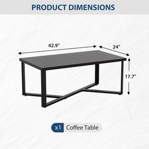 Table basse moderne en métal design, base géométrique, structure en acier, pour intérieurs de luxe, fournisseur en gros, mobilier sur mesure - Product Image 3
