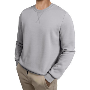 Sweat-shirt pour homme personnalisé doublé polaire, col rond en coton épais, chaud, pour l'entraînement par temps froid, streetwear, séchage rapide - Product Image 3