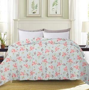 Edredón/Colcha de Microfibra para Invierno Suave, Tamaño King, 3 Capas, Acolchado, para Cama Individual, 240cmX152cm, Rosa y Beige - Product Image 4