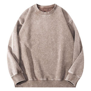 Sweat-shirt surdimensionné personnalisé de haute qualité, effet délavé à l'acide, 100% coton, grammage lourd, pour vêtements décontractés et streetwear, unisexe - Product Image 4