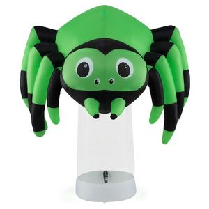 Decorazione Gonfiabile Ragno di Halloween 1,8m con Luci Rotanti a 3 Colori per Esterni - Product Image 1