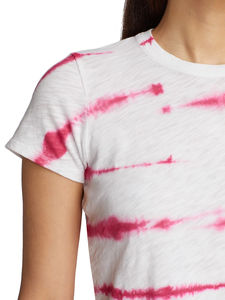 T-shirt d'entraînement personnalisé pour femme, imprimé tie-dye, respirant, idéal pour l'été, fabriqué en usine, en promotion, à bon prix - Product Image 6