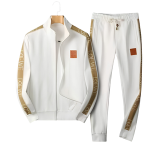 Survêtement de luxe pour homme et femme, haut de gamme, premium, en cachemire, soie, velours, satin, laine mérinos, cuir, tissu éponge français - Product Image 3
