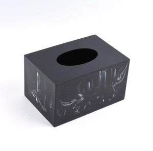 Caja de Servilletas Decorativa de Resina, Porta Papel de Lujo para Decoración del Hogar, Oficina y Habitaciones de Hotel - Product Image 1