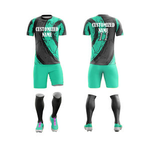 Uniforme de Fútbol Personalizado OEM para Jóvenes y Hombres, Conjunto de Camiseta de Fútbol Sublimada, Equipamiento Deportivo al por Mayor - Product Image 2