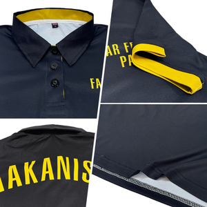 Polo de golf personnalisé respirant en maille, manches courtes, avec nom, numéro et impression d'équipe, tenue de club - Product Image 5