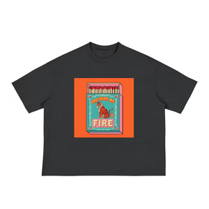 T-shirts amples imprimés de haute qualité pour hommes, style boxy, en coton respirant, fabrication OEM - Product Image 1