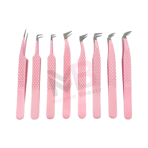 Pinzas de Acero Inoxidable con Punta de Fibra para Extensión de Pestañas, Pinzas con Agarre de Fibra, Pinzas con Logotipo Personalizado - Product Image 4