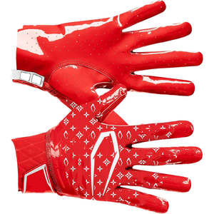 Guantes de Fútbol Americano Ligeros y Personalizables con Logotipo Clásico, Diseño Único de Primera Calidad, Agarre y Rendimiento para Exteriores - Product Image 1