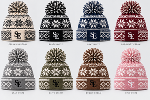 Gorro de Punto con Diseño Nórdico Personalizado, Gorro de Invierno con Pompón, Aspecto de Lana Suave y Cálida, Gorra Unisex de Moda, Proveedor Mayorista OEM ODM - Product Image 5