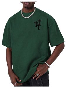 Camiseta estampada para hombre, oversize, de corte holgado, hombros caídos, manga corta, informal, de algodón, estilo streetwear, top oversize para hombre. - Product Image 6