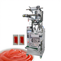 Machine de scellage automatique pneumatique haute capacité pour sachets de liquides (ketchup, sauces alimentaires, produits chimiques) – Entraînement motorisé pour sacs en plastique/papier