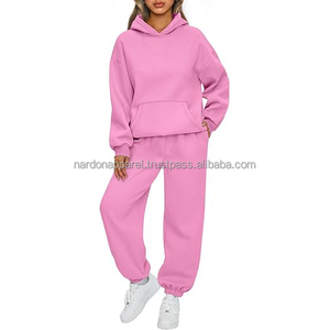 Nardon Apparel, ropa de mujer, pantalones de chándal con cordón, traje para correr, cárdigan con cremallera, sudadera, conjunto de dos piezas para mujer - Product Image 1