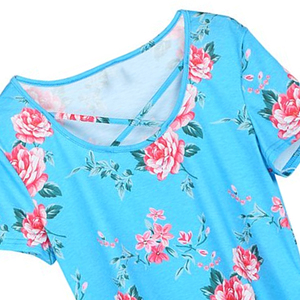 Most Popular <b>Top</b> Trending Breathable Eco Friendly Womens Digital Printing 100% Cotton T Shirt All Sizes Available All Seasons - Product Image 6