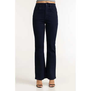 Jeans décontractés unisexes à jambe large, respirants, écologiques, tie-dye, délavage moyen, coupe droite, coupe ample, taille mi-haute, vente en gros OEM ODM - Product Image 2