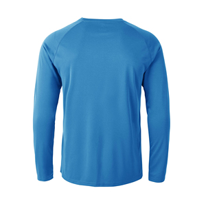 Custom Silicon 100% <b>Polyester</b> Oversize Sport <b>Tshirt</b> Long Sleeve Crew Neck Gym Running Men's Top t Shirt OEMODM Available - Product Image 2