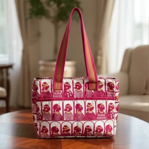 Rajkumari Rajasthani Print Tote <b>Bag</b> Available for Affordable Price from India - Product Image 5