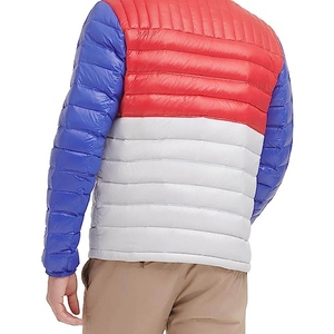 EXORO APPARELS Men's Lightweight Quilted <b>Canvas</b> <b>Jacket</b> Windproof Zippered Stand Collar Casual Winter Coat Regular Fit High - Product Image 5
