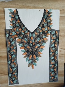 Luxury Custom Embroidered <b>Sew</b>-<b>On</b> <b>Patches</b> High Quality Handcrafted Orgeza Fabric Sequins Bridal Dresses Tops Home Textiles Honey - Product Image 5