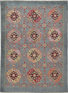 พรมถักมือ พรมเปอร์เซียหลากสี พรมตุรกีแบบโอชัก พรมสีสันสดใส พรมปูพื้นขนาด 8x10 ฟุต พรมปักลาย - Product Image 2