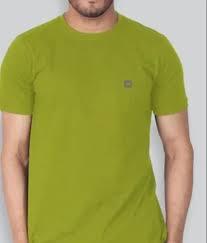 Camiseta Deportiva Transpirable Verde Oscuro para Hombre |   Camiseta de Manga Corta con Cuello Redondo, Informal, Básica, de Poliéster para Uso Diario - Product Image 3