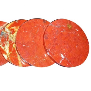 New Star's Antique Red Jasper Agate Fait À La Main Tea Coaster Style Décoration De Mariage Offre Spéciale Pierre Semi-Précieuse Artisanat Ornement - Product Image 3