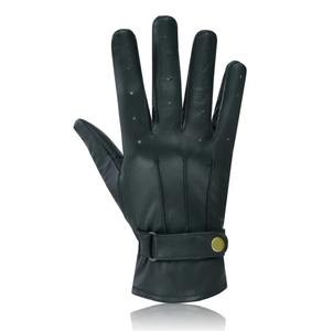 Guantes de Invierno para Viajeros, Protección Contra el Frío, Cuero Granulado, Ajuste Delgado, Pantalla Táctil, Elásticos, Duraderos, Absorben la Humedad, Larga Duración - Product Image 5
