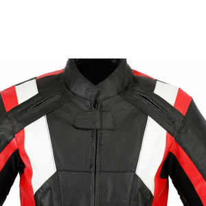 Custom Motorbike <b>Racing</b> <b>Jackets</b> Men's Full Sleeve All Seasons Leather Eco-friendly Anti-UV Breathable 550g Newest Style - Product Image 5